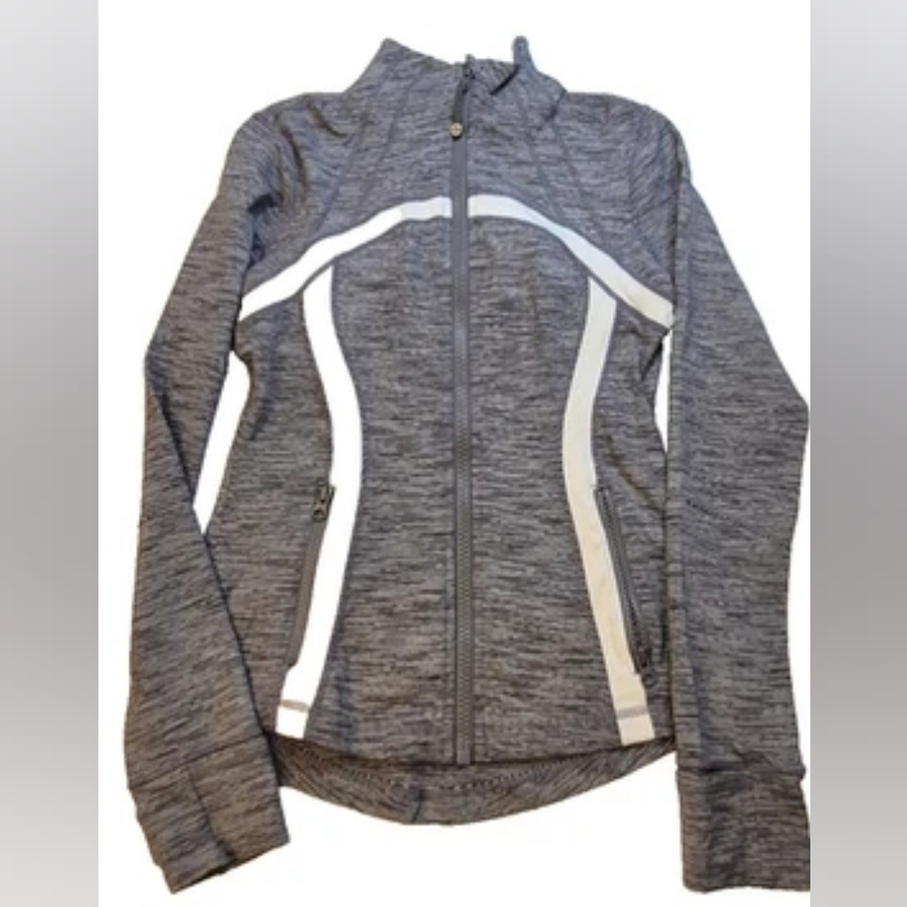 Lululemon Define Jacket Sz 6 Gray White Wee Are From Space Full Zip - Picture 2 of 11